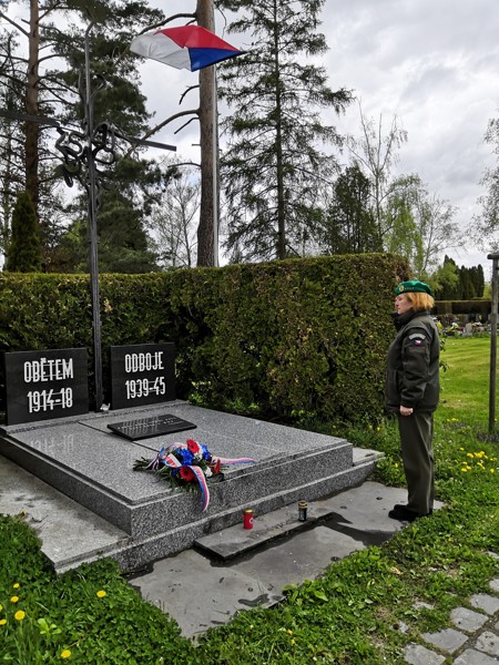 Uctění památky padlých ve 2. světové válce