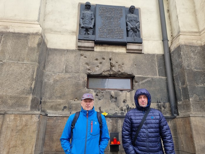 Návštěva pietních míst československého protifašistického odboje